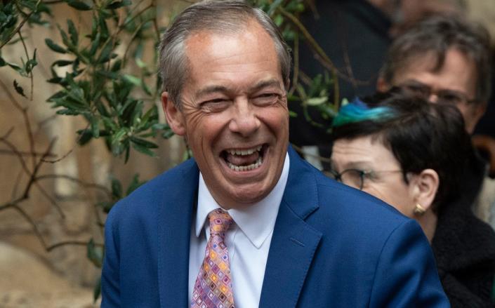 Nigel Farage hints at comeback to ‘crush’ Tory ‘Brexit betrayal’