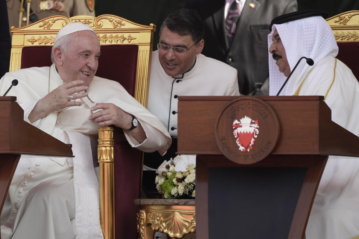 Pope slams ‘childlike’ whims of powerful that start wars