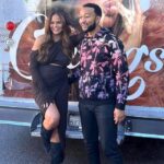 Pregnant Chrissy Teigen and John Legend Celebrate Thanksgiving with Luna & Miles Ahead of Next Baby