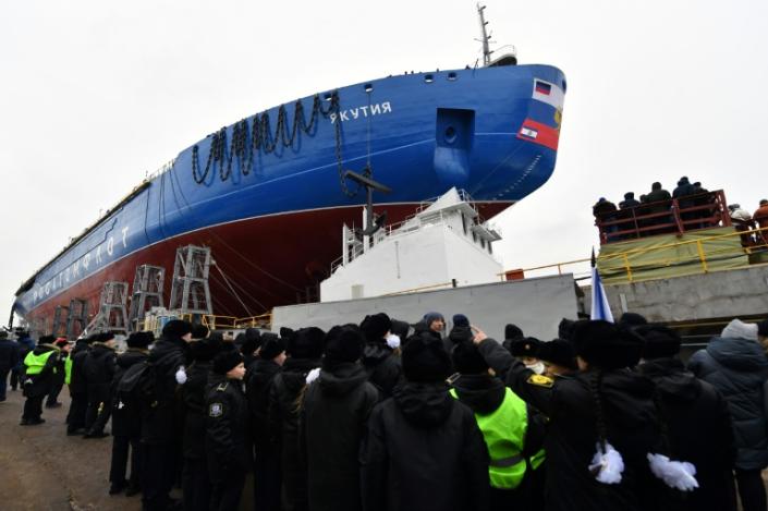 Russia unveils new icebreaker in push for energy markets