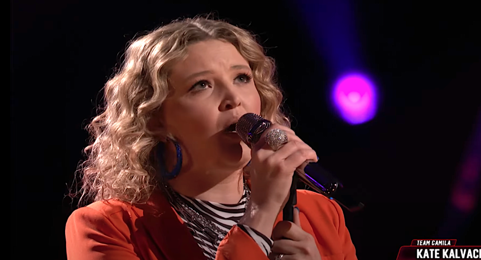 ‘The Voice’ GOAT Kate Kalvach suffers setback on live TV: ‘You handled that like a total pro’