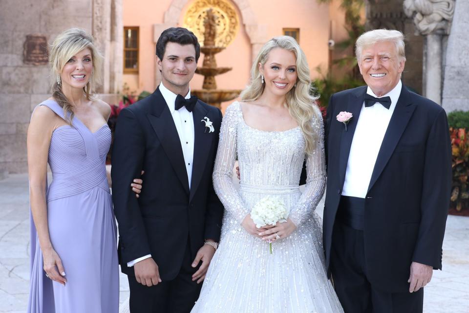 Tiffany Trump Marries Michael Boulos at Mar-a-Lago as Her Dad Donald Trump Prepares to Announce 2024 Run