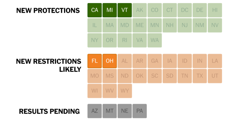 Where the Midterms Mattered Most for Abortion Access