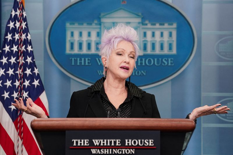 Biden signs marriage equality act to tune of Cyndi Lauper’s ‘True Colors’