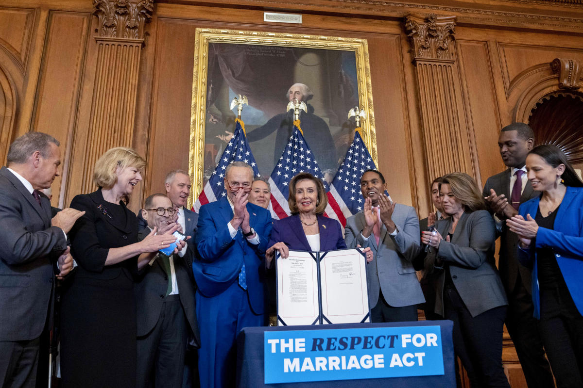 Bill protecting same-sex, interracial unions clears Congress