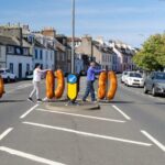 Brexit sausage wars inspires art exhibition featuring giant bangers crossing roads