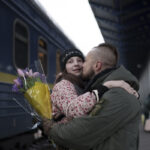 Despite war, some Ukrainian families reunite for New Year