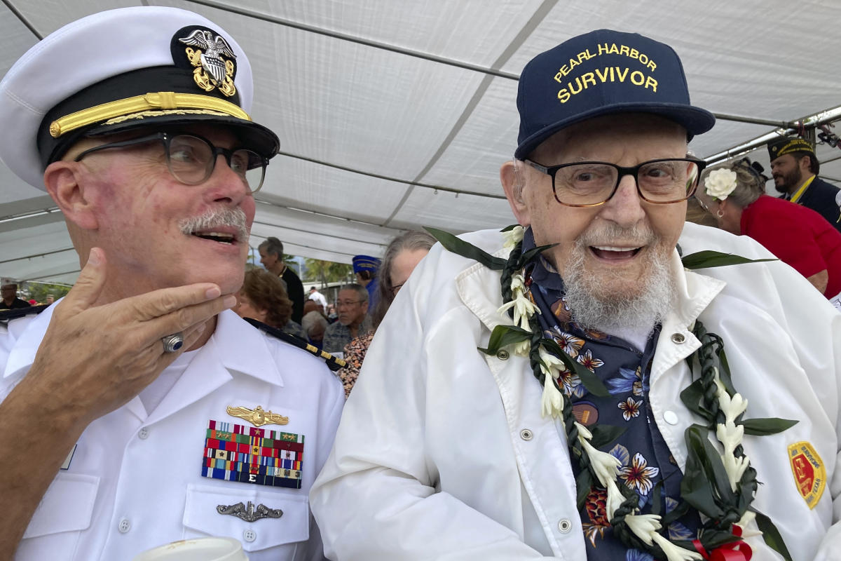 Hawaii remembrance draws handful of Pearl Harbor survivors