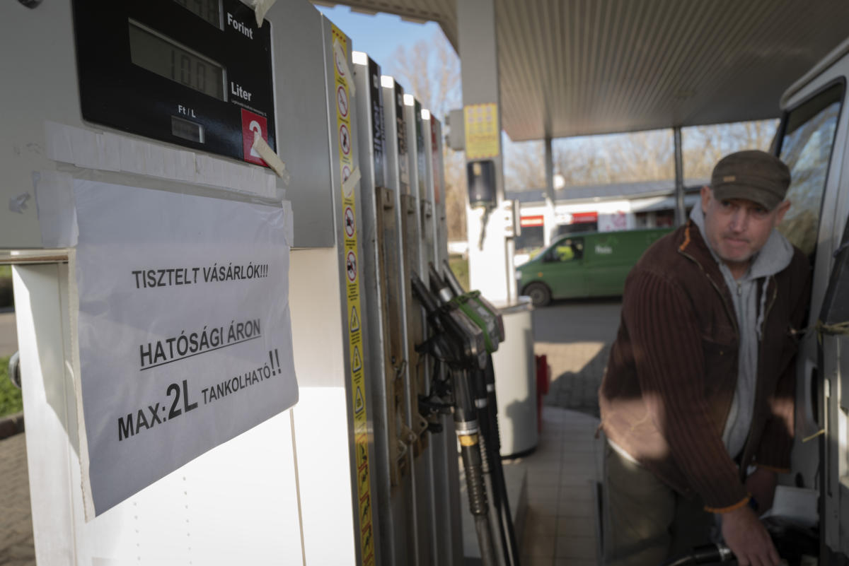 Hungarian filling stations running out of price-capped fuel