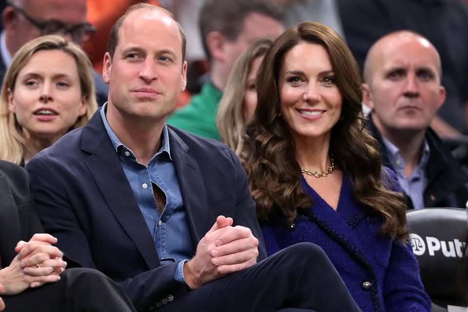 Kate Middleton and Prince William Sit Courtside at Boston Celtics Game: ‘Let’s Go!’