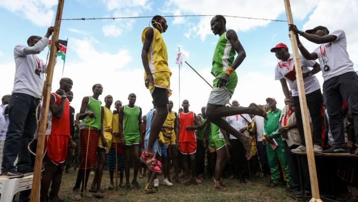 Kenya Maasai Olympics: Hundreds gather for lion hunt alternative