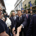 Macron hits New Orleans’ French Quarter, meets with Musk