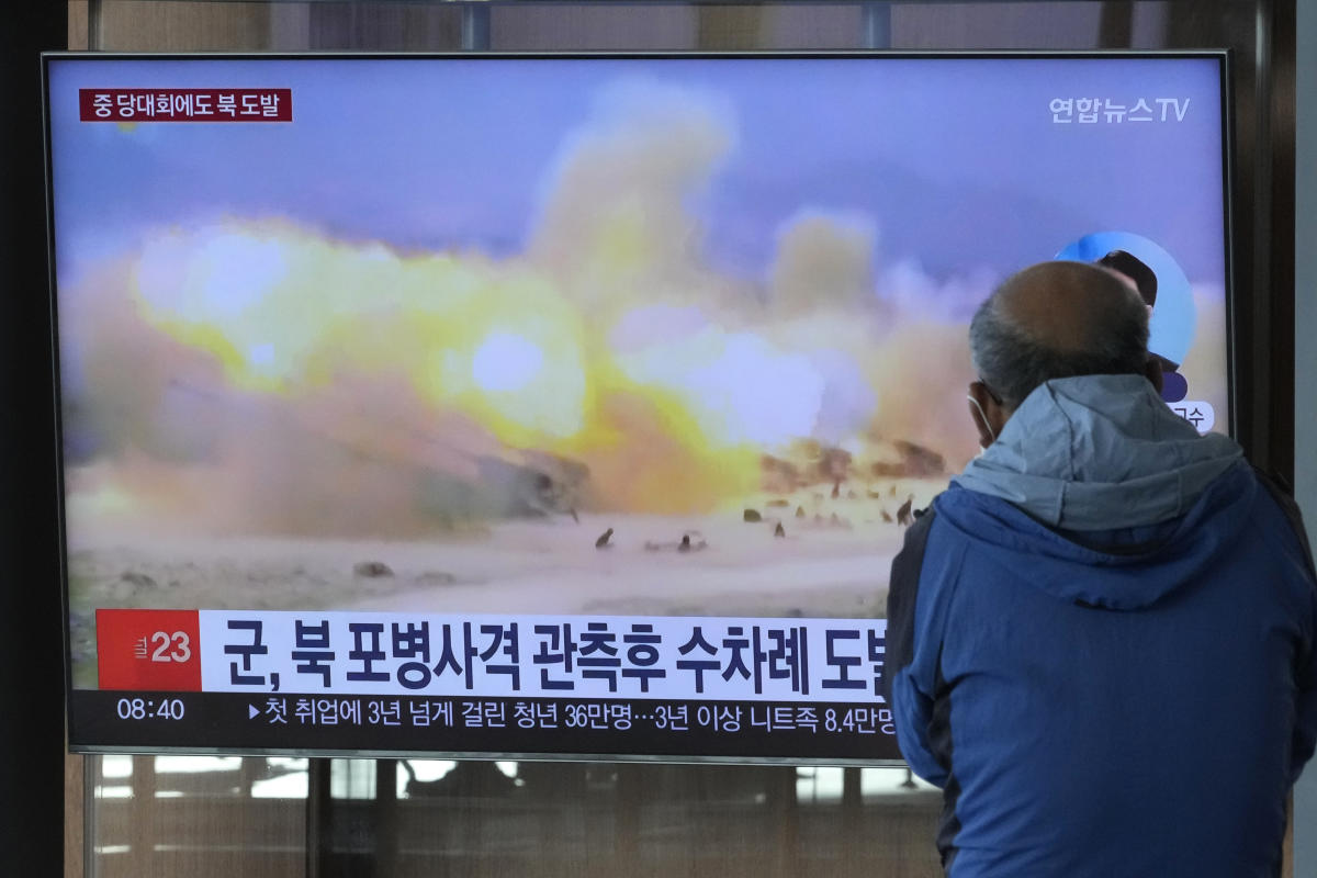 N. Korea fires artillery near border in warning to S. Korea