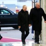 Putin insists no plan to absorb Belarus on visit in Ukraine shadow