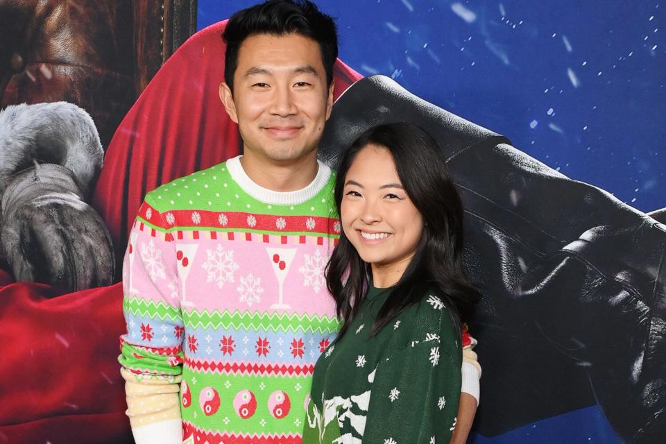 Simu Liu Goes Instagram Official with Girlfriend Allison Hsu in Festive Holiday Sweaters