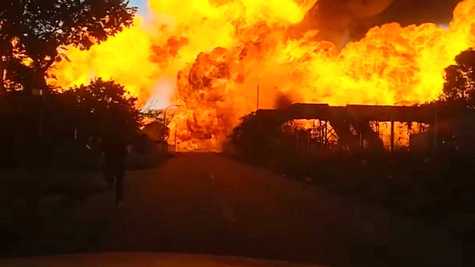 South Africa: Fuel tanker explosion kills at least 10 near hospital