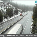 Storm blowing through California dumps snow in Sierra