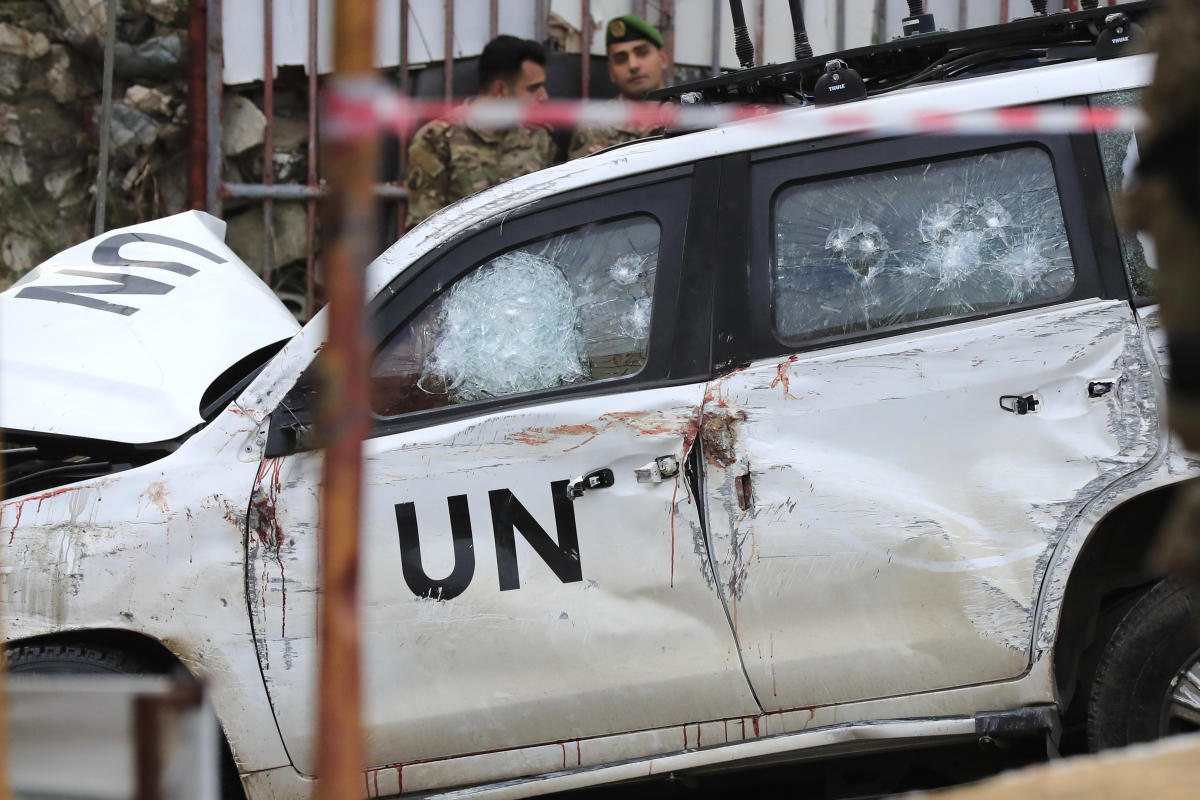 UN Irish peacekeeper killed in shooting in southern Lebanon